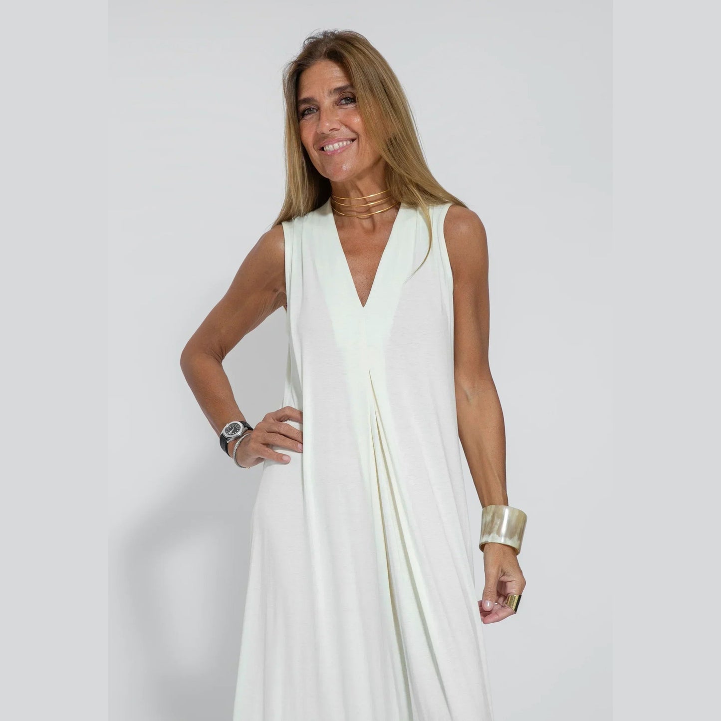 Eleanore | Robe amincissante avec cardigan pour femmes