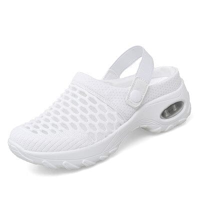 The Konf™ | Chaussures Orthopédiques à Coussin d'Air FEMININO Essentielle Blanc 35