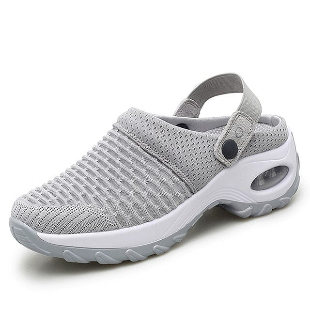 The Konf™ | Chaussures Orthopédiques à Coussin d'Air FEMININO Essentielle Gris 35
