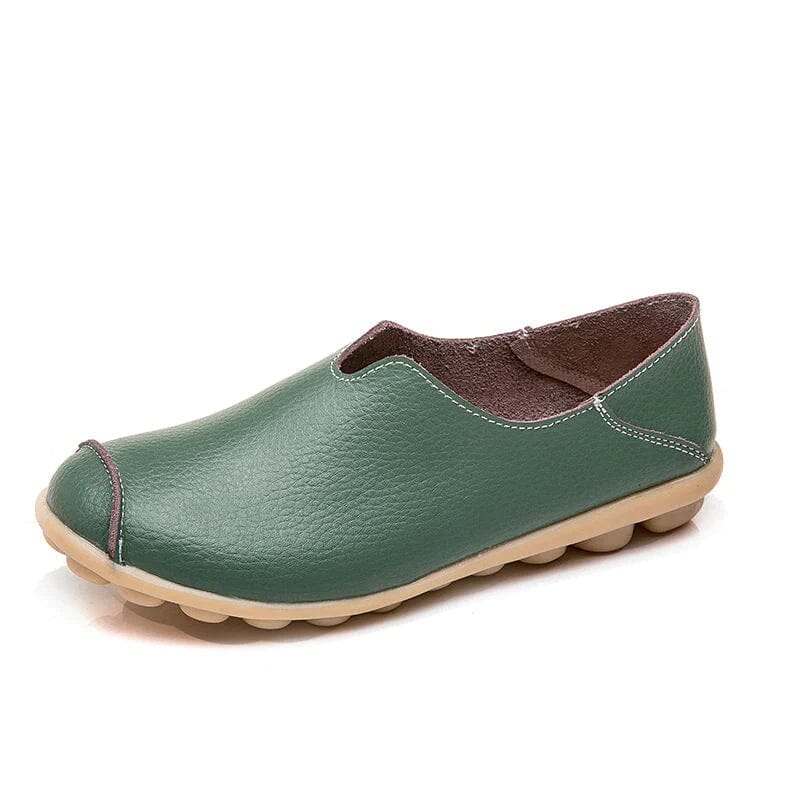 The Konf™ | Chaussures Orthopédiques Orthoplus FEMININO Essentielle Vert 35