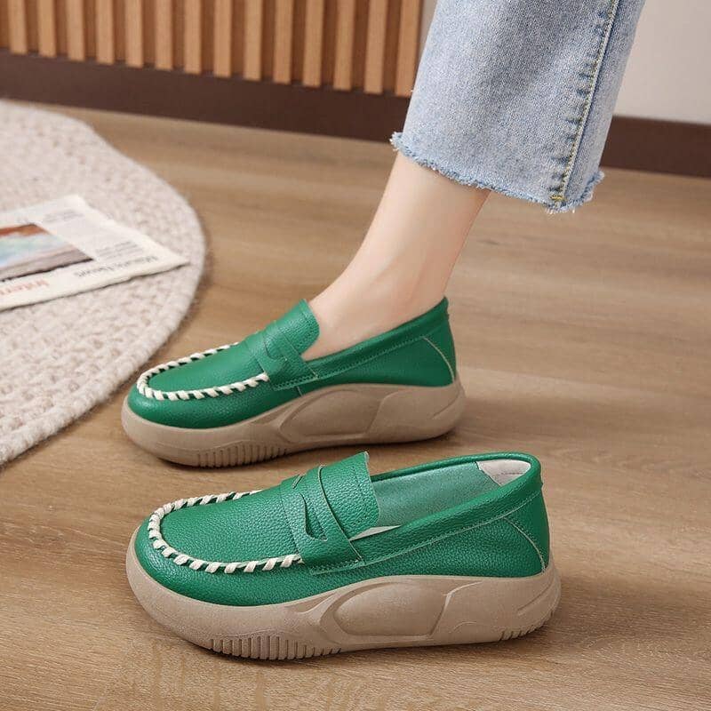 Baskets classiques ultra confortables FEMININO Essentielle Vert 35