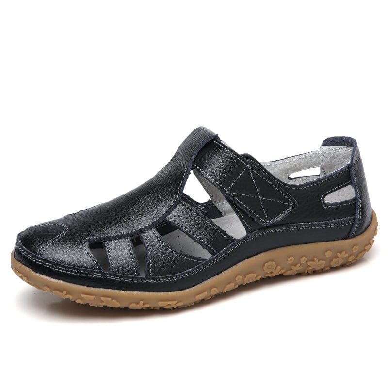 The Konf™ | Sandales orthopédiques Retro Essentielle Noir 35
