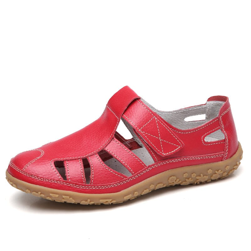 The Konf™ | Sandales orthopédiques Retro Essentielle Rouge 35