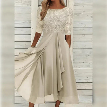 Laurel | Robe de soirée midi élégante pour femme