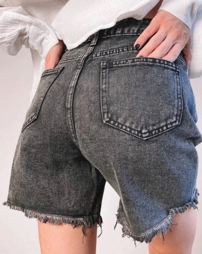 Leilah | Short en Coton Taille Haute pour Femme