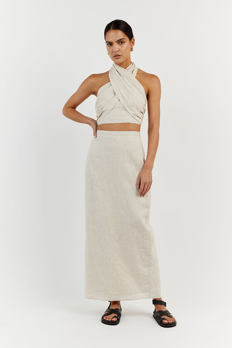 Cleo | Haut en coton avec dos croisé stylé pour femme