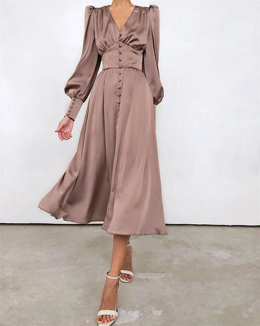 Arya | Robe élégante en satin pour femmes