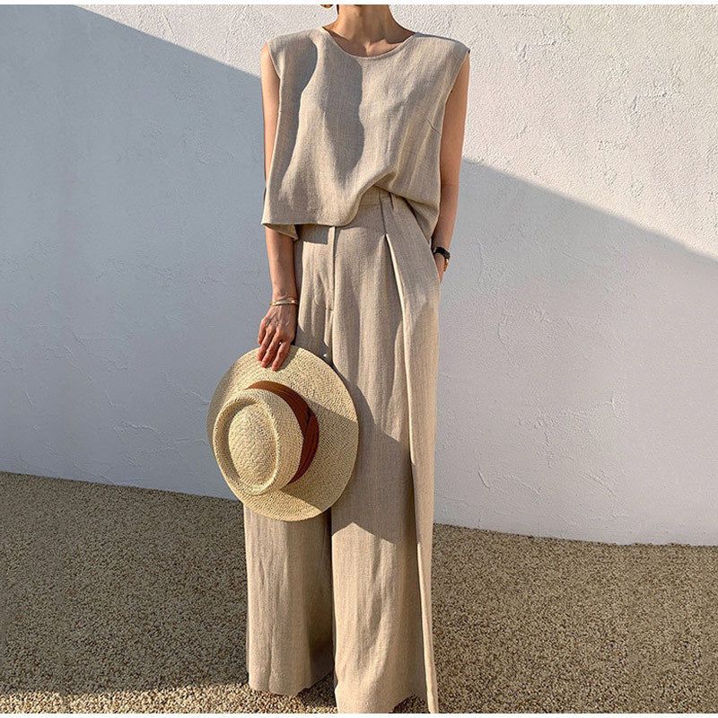Aubree | Ensemble en lin pour un style estival
