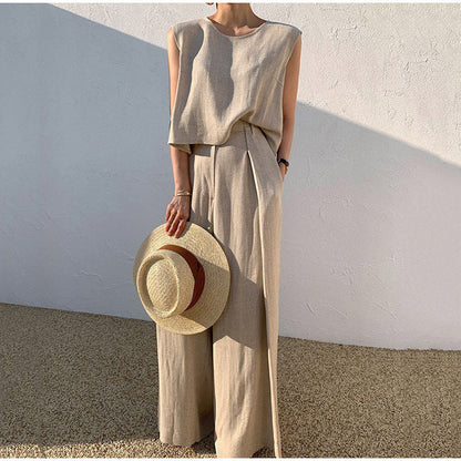 Aubree | Ensemble en lin pour un style estival