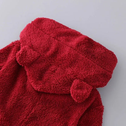 Combi Pyjama Fleece à Capuche