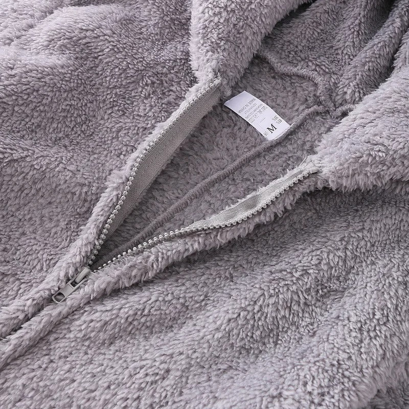 Combi Pyjama Fleece à Capuche