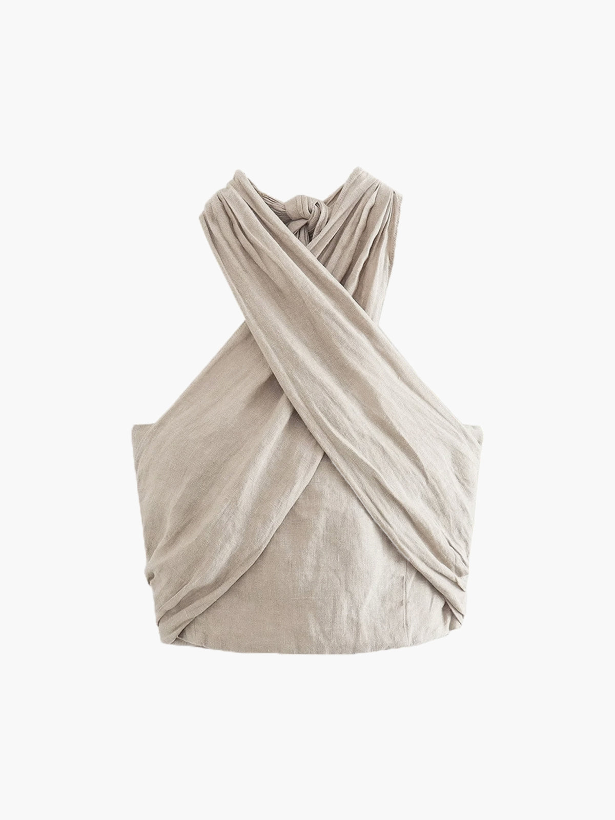 Cleo | Haut en coton avec dos croisé stylé pour femme