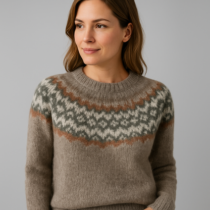 Eléandra – Pull Vintage pour l’Automne