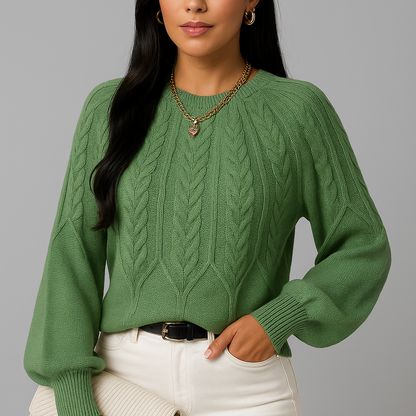 Eléandra | Pull chaud tricoté