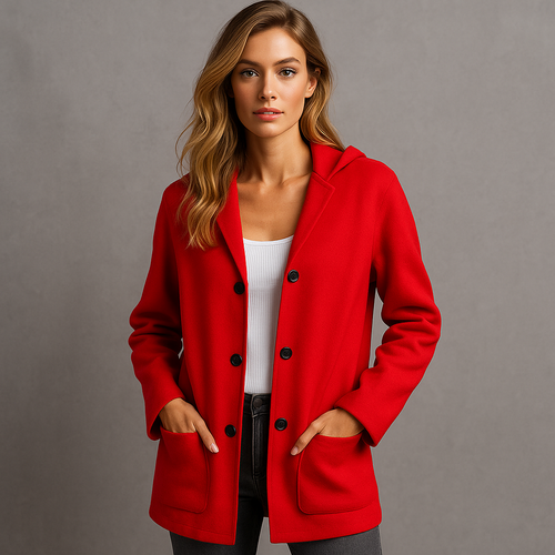 Eléandra - Cardigan à capuche élégant