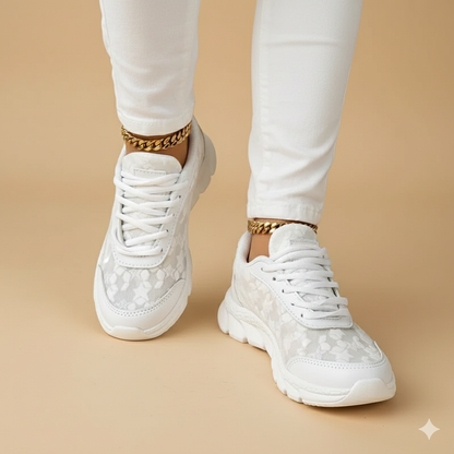 Sneakers respirants avec orteils et lacets ronds