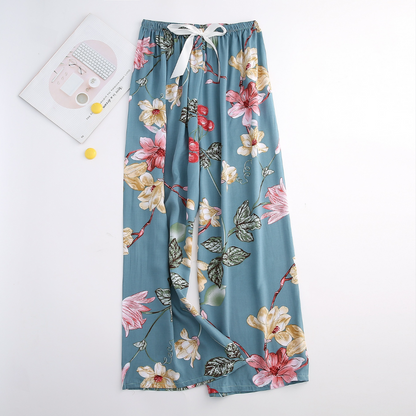 Karina | Pantalon avec finition satinée en coton élégante pour femme
