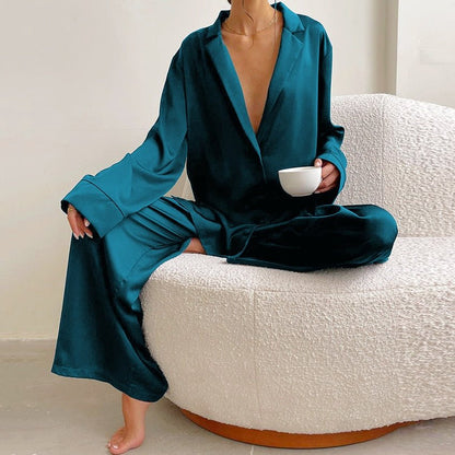 Ensemble Pyjama Soie Oversize Luxe