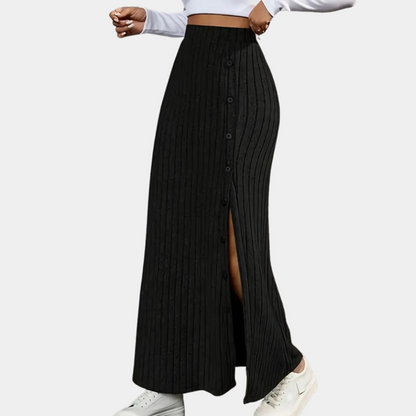 Farrah | Jupe Midi Élégante à Silhouette Moderne pour Femme