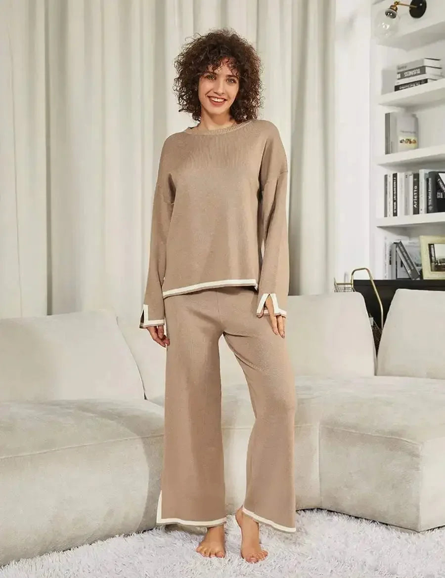 Haylie | Ensemble Lounge en Tricot Douillet avec Confort Moelleux pour Femmes
