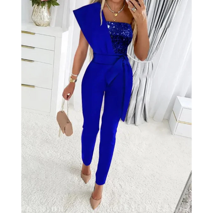 Aaliyah | Combinaison Étincelante Style Soirée pour Femmes