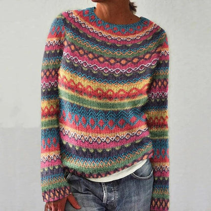Femke - Pull Coloré Sweaters Essentielle Multicolore S 