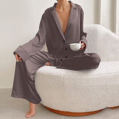 Ensemble Pyjama Soie Oversize Luxe