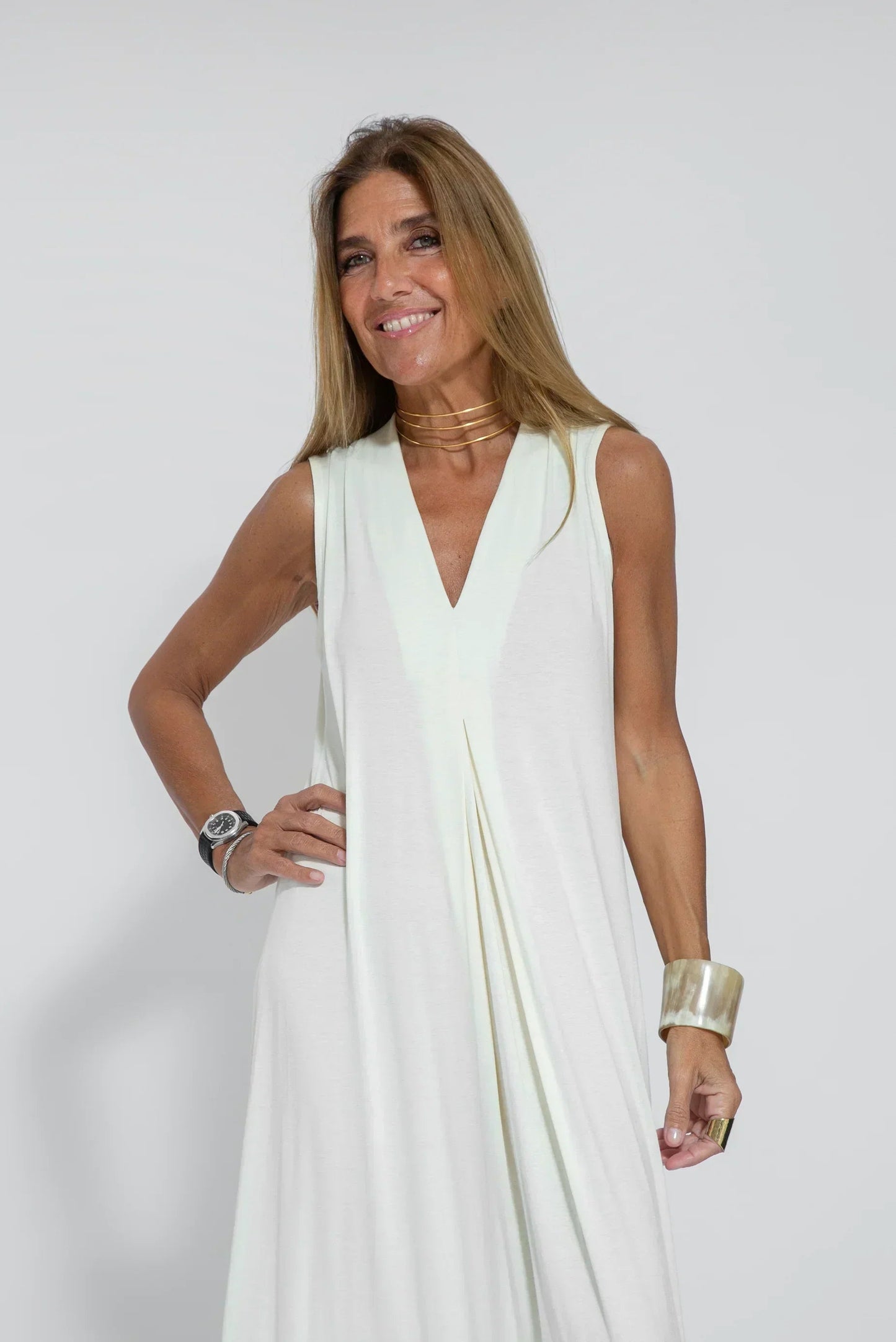Eleanore | Robe amincissante avec cardigan pour femmes