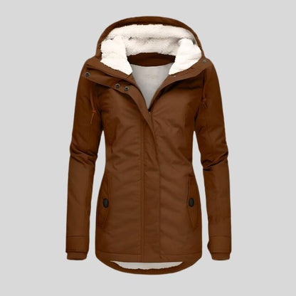 Isabelle - Manteau épais en mélange de laine Women > Jackets > Winterjackets Essentielle Marron S 