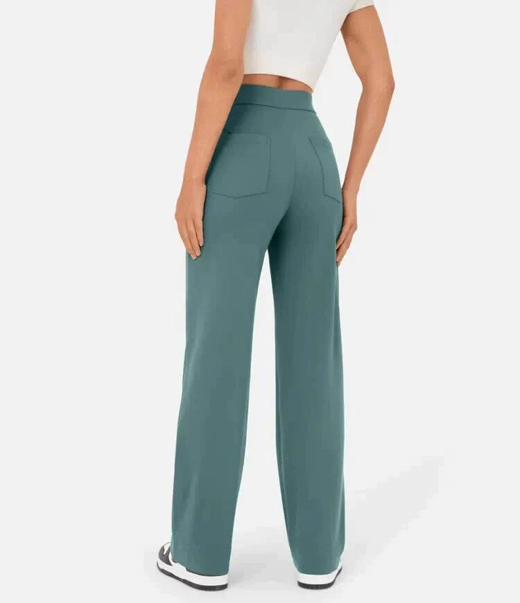 Pantalon décontracté élastique à taille haute Miss Essentielle 