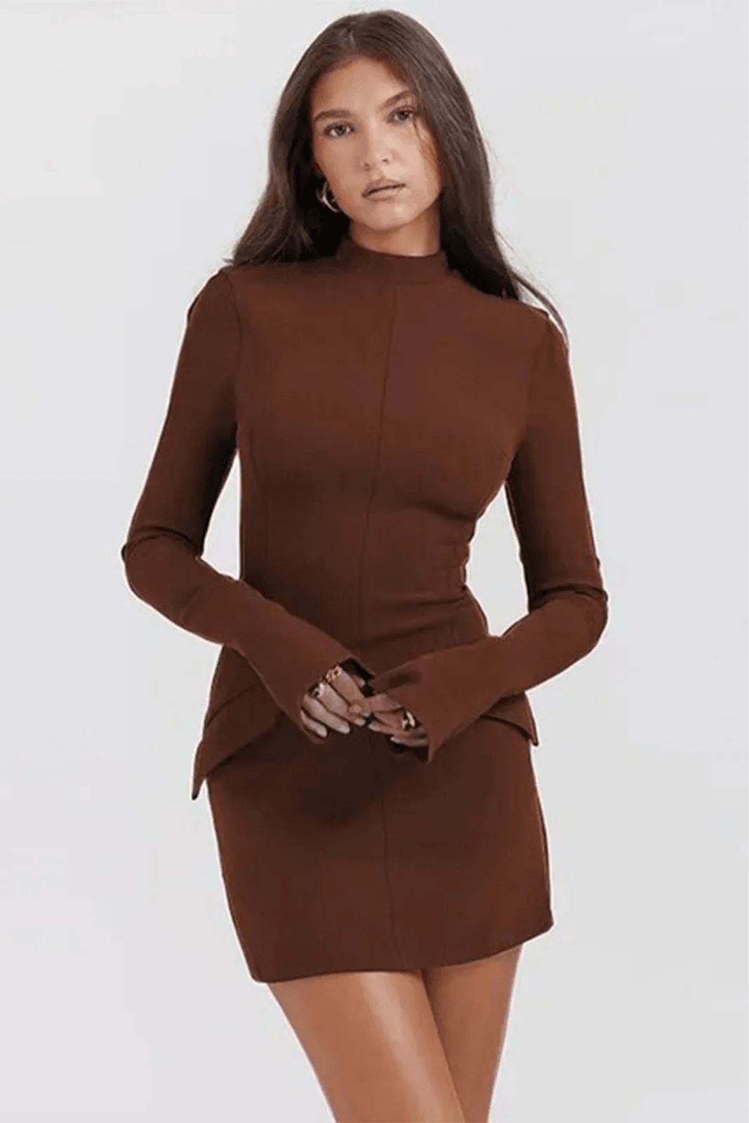 ROBE AVEC POCHE - MILY FEMININO Essentielle S Brun 