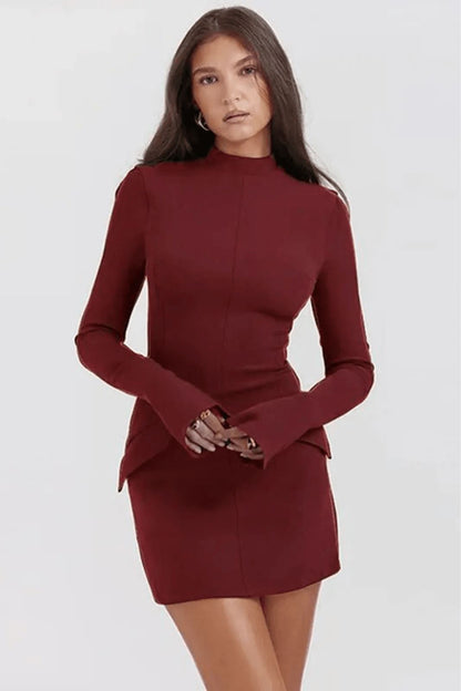 ROBE AVEC POCHE - MILY FEMININO Essentielle S Rouge 