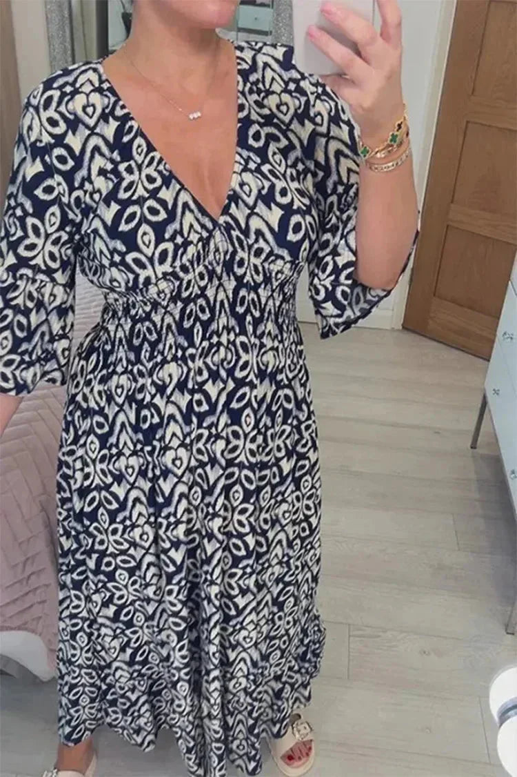 Robe Élégante Liss Essentielle Bleu marine S 