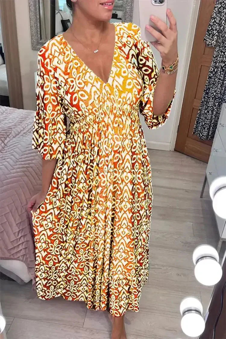 Robe Élégante Liss Essentielle Jaune S 