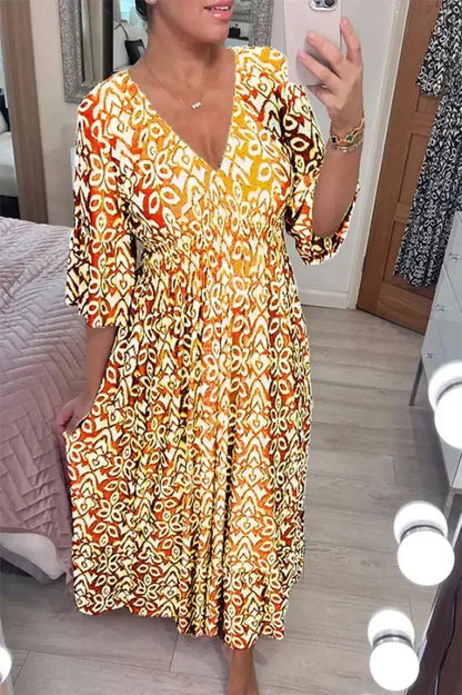 Robe Élégante Liss Essentielle Jaune S 