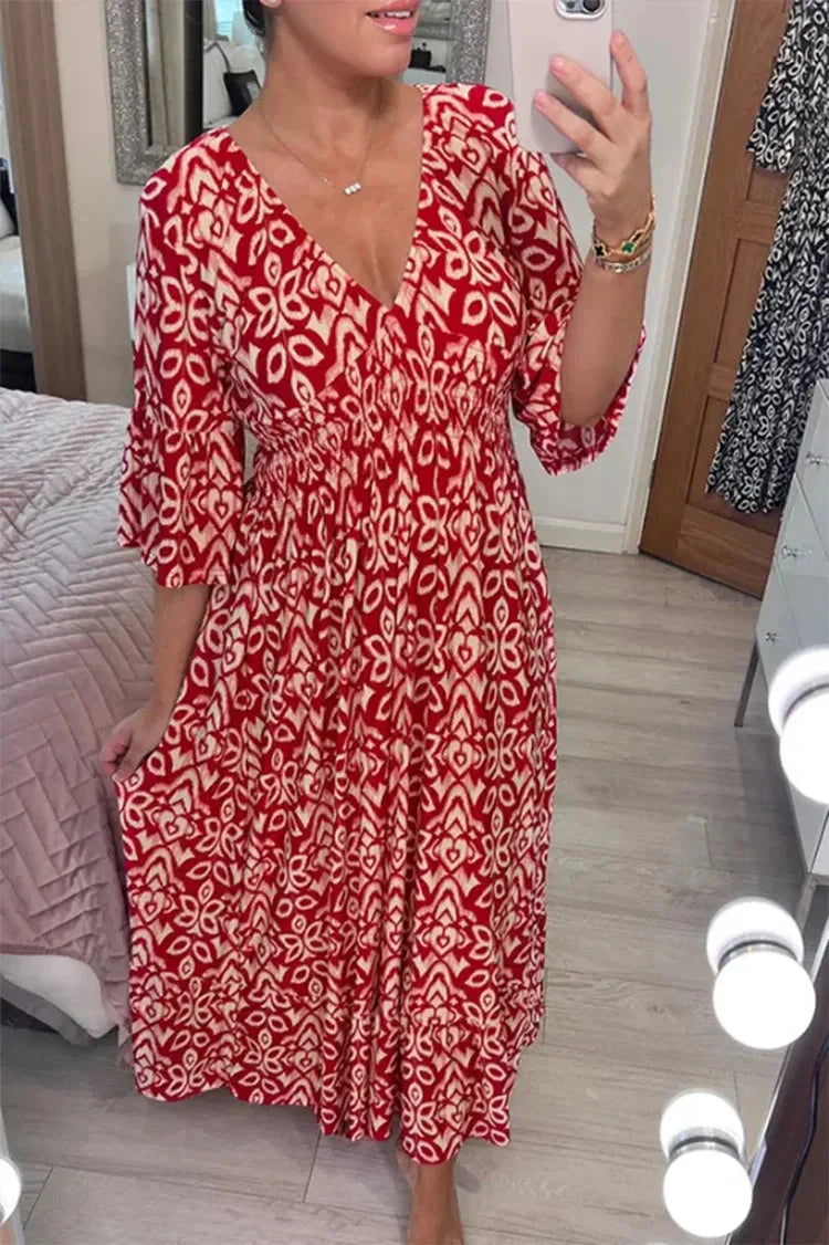 Robe Élégante Liss Essentielle Rouge S 