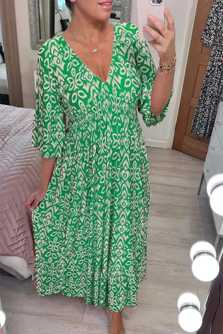 Robe Élégante Liss Essentielle Vert S 