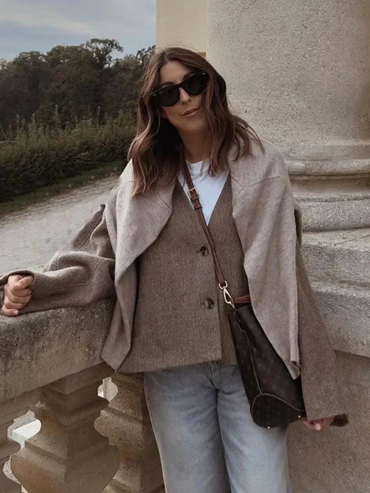 THE KONF™ | Manteau en laine élégant FEMININO Essentielle 